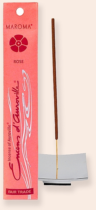 Rose Incense Sticks - Maroma Encens d'Auroville Stick Incense Rose — photo N5