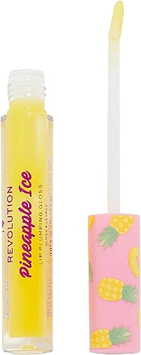 Plumping Lip Gloss - I Heart Revolution Tasty Pineapple Ice Plumping Lip Gloss — photo N2