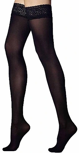 Stockings "Ar Fiona", 60 Den, verde militare - Veneziana — photo N12