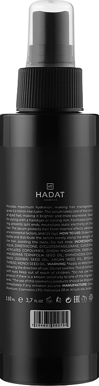 Leave-In Hair Serum - Hadat Cosmetics Hydro Miracle Hair Serum — photo N2