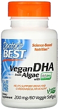 Fragrances, Perfumes, Cosmetics Vegan DHA with Algae, 200 mg, capsules - Doctor's Best