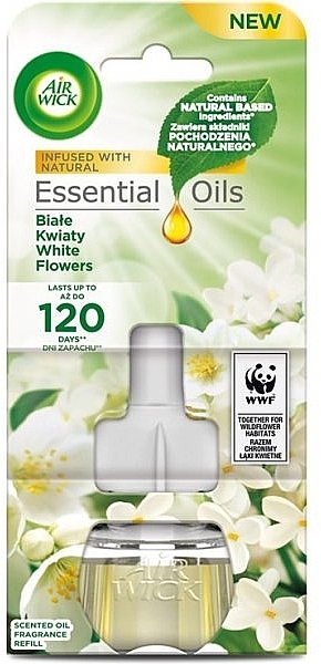 White Flowers Electric Air Freshener - Air Wick Essential Oils Electric White Flowers (refill) — photo N1