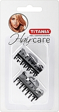 Fragrances, Perfumes, Cosmetics Claw Clip 4 cm, black, 2 pcs - Titania