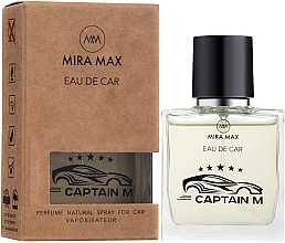 Car Perfume - Mira Max Eau De Car Captain M Perfume Natural Spray For Car Vaporisateur — photo N1