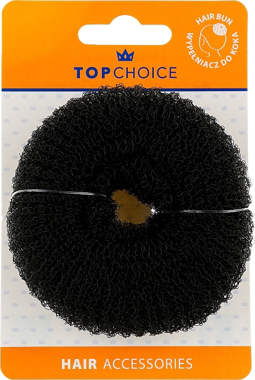 Hair Bun 20384, black, size M - Top Choice — photo N1