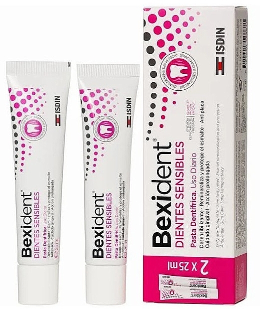 Toothpaste Set - Isdin Bexident Sensitive (toothpaste/2x25ml) — photo N1