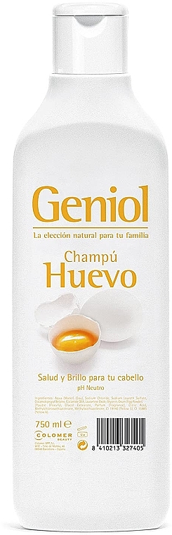'Egg' Hair Shampoo - Geniol Nourishing Shampoo — photo N1