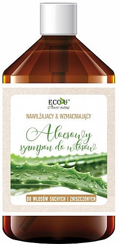 Shampoo for Dry and Damaged Hair - Eco U Aloe Shampoo — photo N1