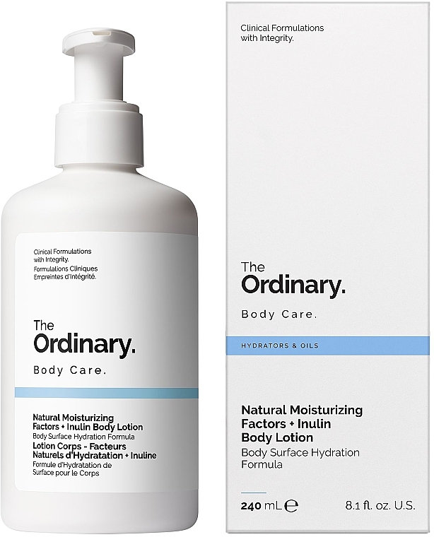 Instant and Daily Moisturized Skin Body Lotion - The Ordinary Natural Moisturizing Factors + Inulin Body Lotion — photo N1