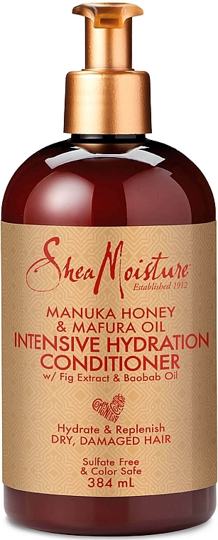 Moisturizing Hair Conditioner - Shea Moisture Manuka Honey & Mafura Oil Intensive Hydration Conditioner — photo N1