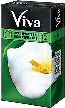 Fragrances, Perfumes, Cosmetics Classic Latex Condoms, 12 pcs - Viva