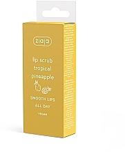 Ziaja Lip Scrub Tropical Pineapple (tube) - Ziaja Lip Scrub Tropical Pineapple (tube) — photo N2