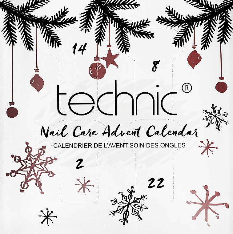 Advent Calendar, 26 products - Technic Cosmetics Nail Care Advent Calendar — photo N4