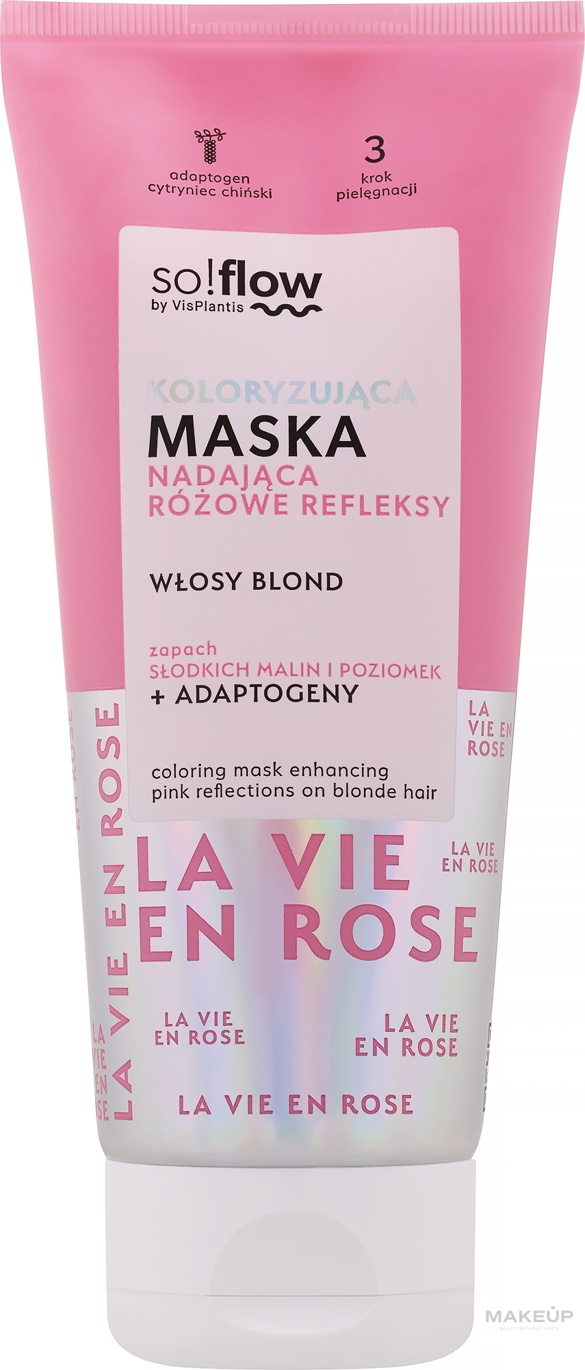 Coloring Mask with Pink Reflections - SO!FLOW Pink Reflections Mask — photo 200 ml