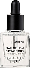 Fragrances, Perfumes, Cosmetics Nail Polish Drying Drops - Korres Nail Polish Drying Drops Sweet Almond Oil