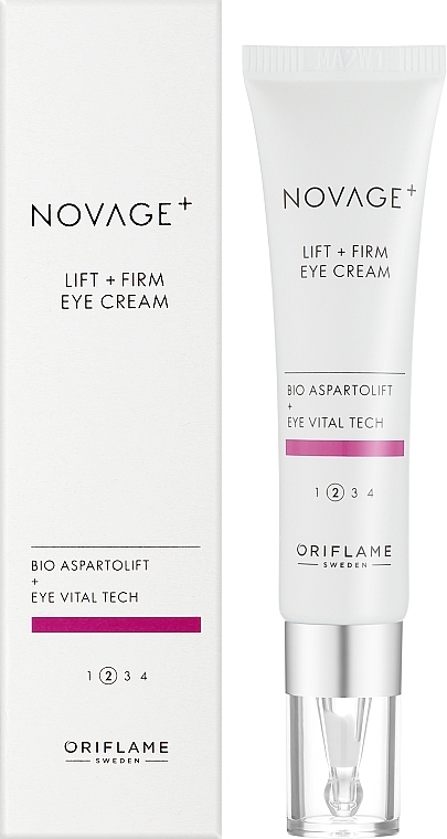 Lifting Eye Cream - Oriflame Novage+ Lift + Firm Eye Cream — photo N2