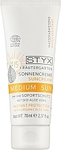 Fragrances, Perfumes, Cosmetics Facial Sun Cream - Styx Naturcosmetic Sun Cream SPF 15