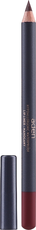 Lip Pencil - Aden Cosmetics Lip Liner Pencil — photo N1