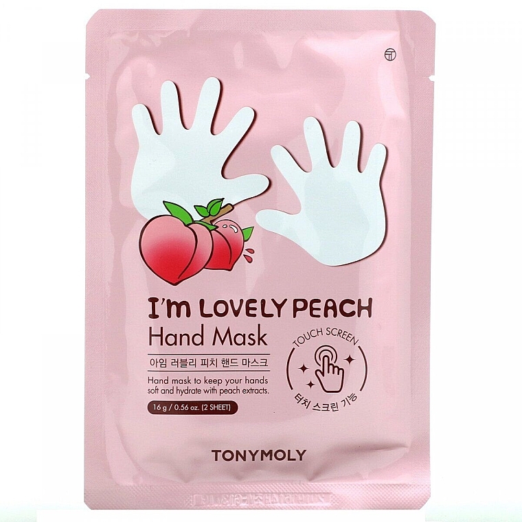 Hand Mask - Tony Moly I'm Lovely Peach Hand Mask — photo N1