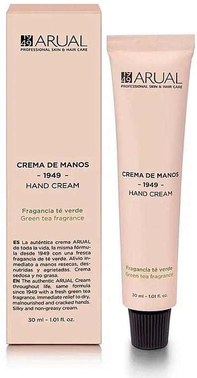 Green Tea Hand Cream - Arual 1949 Hand Cream Green Tea Fragrance — photo N2