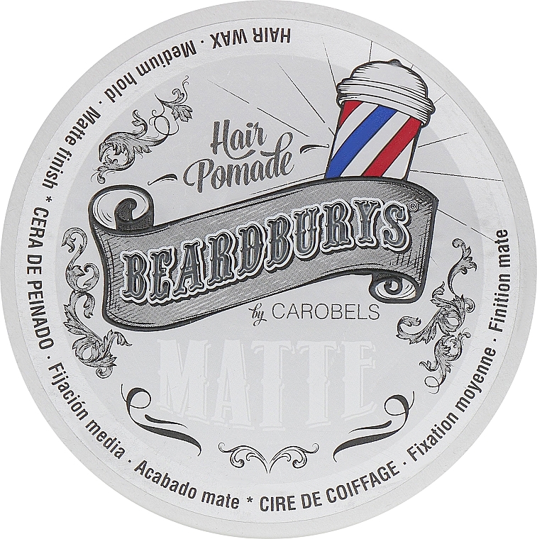 Matte Hair Pomade - Beardburys Matte Wax — photo N1