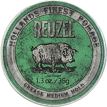 Fragrances, Perfumes, Cosmetics Hair Styling Pomade - Reuzel Green Pomade Grease 