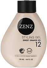 Fragrances, Perfumes, Cosmetics Hair Styling Gel - Zenz Organic Sweet Orange No. 12 Styling Gel