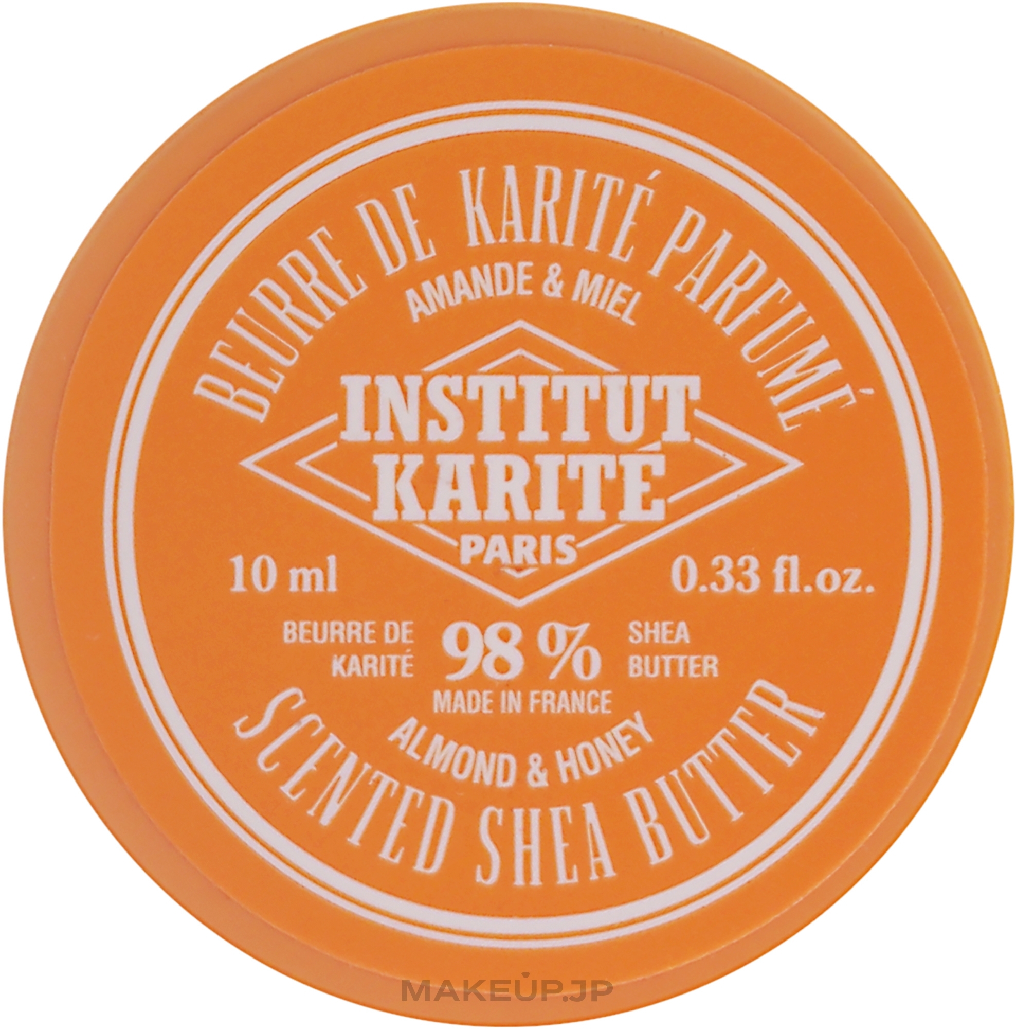 Almonds & Honey Sceted Shea Butter 98% - Institut Karite Almond Honey Scented Shea Butter — photo 10 ml