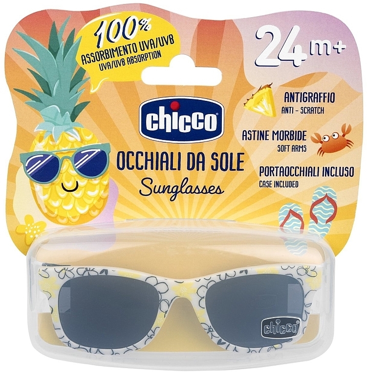 Kids Sunglasses, 2+ years, white - Chicco Sunglasses White 24M+ — photo N1