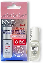 Renewal & Strength Nail Treatment with Keratin - NYD Professional Nail Fitness Keratin Power 8in1 — photo N4