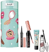 Fragrances, Perfumes, Cosmetics Set - Benefit Party Curl Set (br/gel/3g + mascara/8.5g + f/primer/22ml + eyeliner/0.5ml)