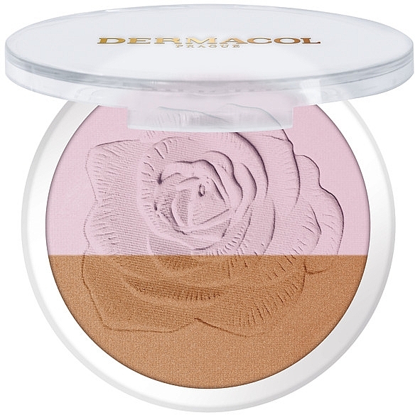 Rose Scented Face Powder - Dermacol Imperial Rose Powder With Scent — photo N1