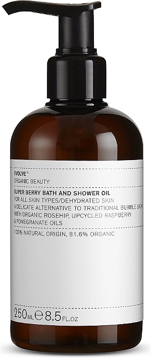 Bath & Shower Oil 'Super Berry' - Evolve Beauty Bath & Shower Oil — photo N1