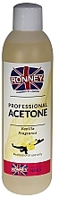 Nail Polish Remover "Vanilla" - Ronney Professional Acetone Vanilia — photo N3