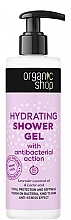 Fragrances, Perfumes, Cosmetics Hydrating Shower Gel - Organic Shop Antibacterial Action Hydrating Shower Gel