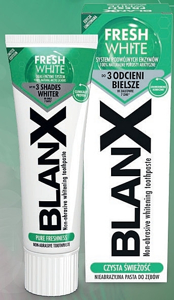 Whitening Toothpaste - Blanx Fresh White Toothpaste Limited Edition — photo N2