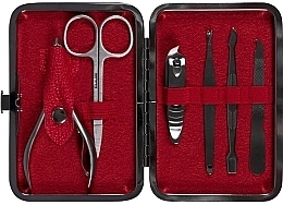 Manicure Set, 6 items, 79634, in red case - Top Choice — photo N10