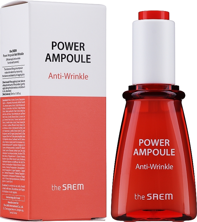 Anti-Wrinkle Ampoule Emulsion - The Saem Power Ampoule Anti-Wrinkle — photo N2