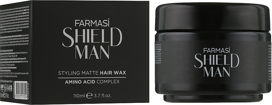 Hair Wax - Farmasi Shield Man Styling Matte Hair Wax — photo N1