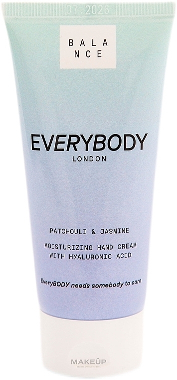 GIFT! Patchouli & Jasmine Moisturizing Hand Cream - Everybody London Balance Moisturising Hand Cream Patchouli & Jasmin — photo N1