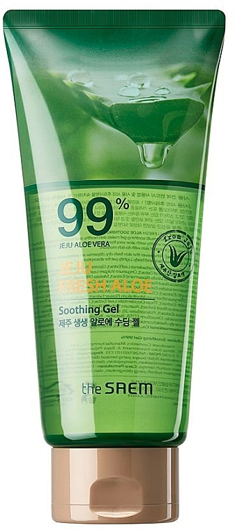 Multi-Purpose Aloe Gel - The Saem Jeju Fresh Aloe Soothing Gel 99% (tube) — photo N1