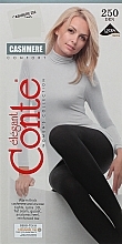 Fragrances, Perfumes, Cosmetics Viscose Tights "Cashmere" 250 Den, nero - Conte