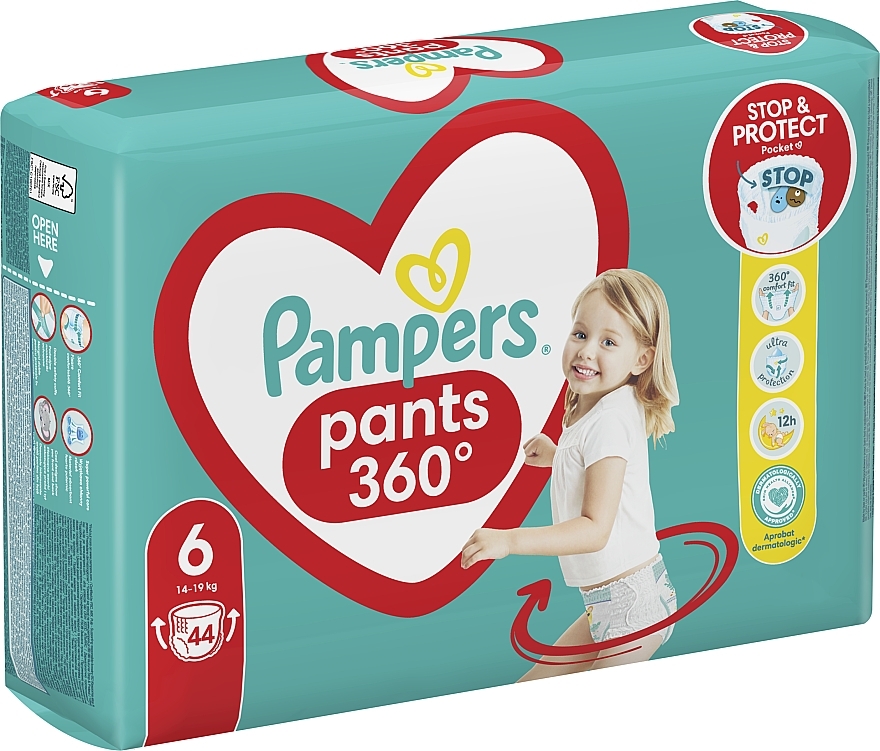 Diaper Pants, size 6, 15+ kg, 44 pcs - Pampers Pants — photo N12