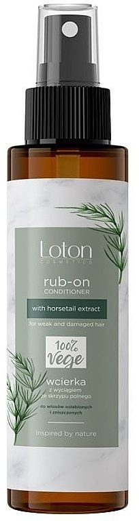 Horsetail Hair Spray - Loton Rub-On Conditioner — photo N1