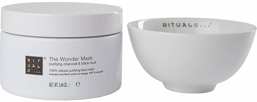 Cleansing Face Mask - Rituals The Ritual Of Namaste Purifying Charcoal Wonder Mask — photo N1