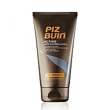 Fragrances, Perfumes, Cosmetics Sun Lotion for Body - Piz Buin Active Long Lasting Lotion SPF15