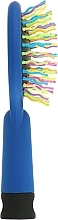 Volumizing Hair Brush "Rainbow Brush", blue - Laskovaya — photo N3
