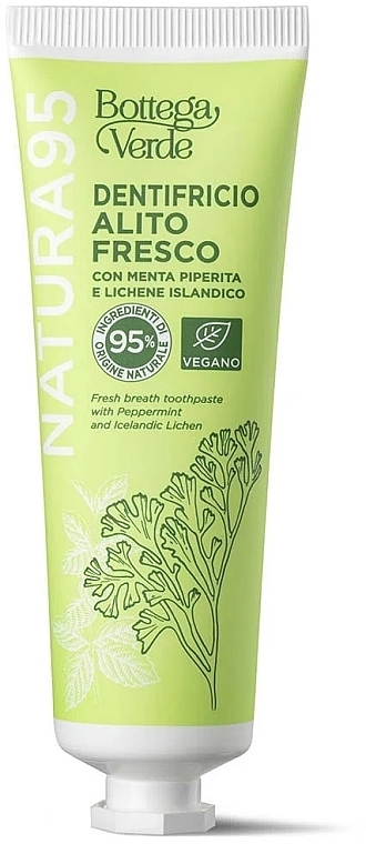 Toothpaste - Bottega Verde Fresh Breath Toothpaste — photo N1