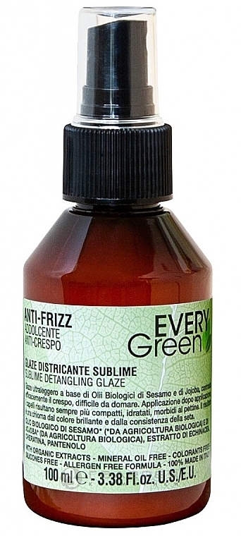 Detangling Cream Glaze for Unruly Hair - EveryGreen Glaze Districante Sublime — photo N1