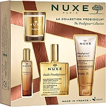 Fragrances, Perfumes, Cosmetics Nuxe Prodigieux - Set (perf/15ml + oil/100ml + sh/gel/100ml + candle/70g)